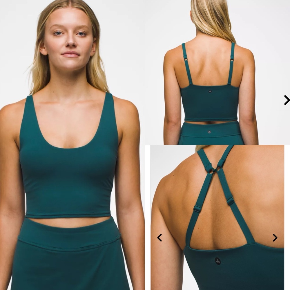 Teal Strappy Back Bralette